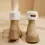 Thumbnail: Mid Calf Woman Shoes on Slip Half High Snow Boots for Women Plus Warm Pu Winter 