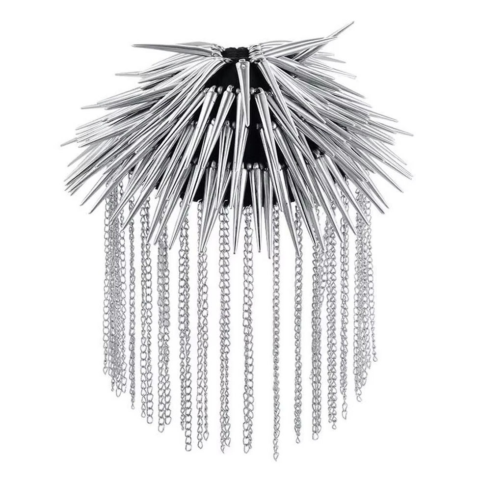 Thumbnail: Clothing Accessories Pin Tassel Chain Epaulette Breastpin Cool Rivet Shoulder Ba
