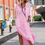Thumbnail: Shirt Dress for Women Linen Cotton Clothing 2022 Spring Summer Casual Vintage Ov
