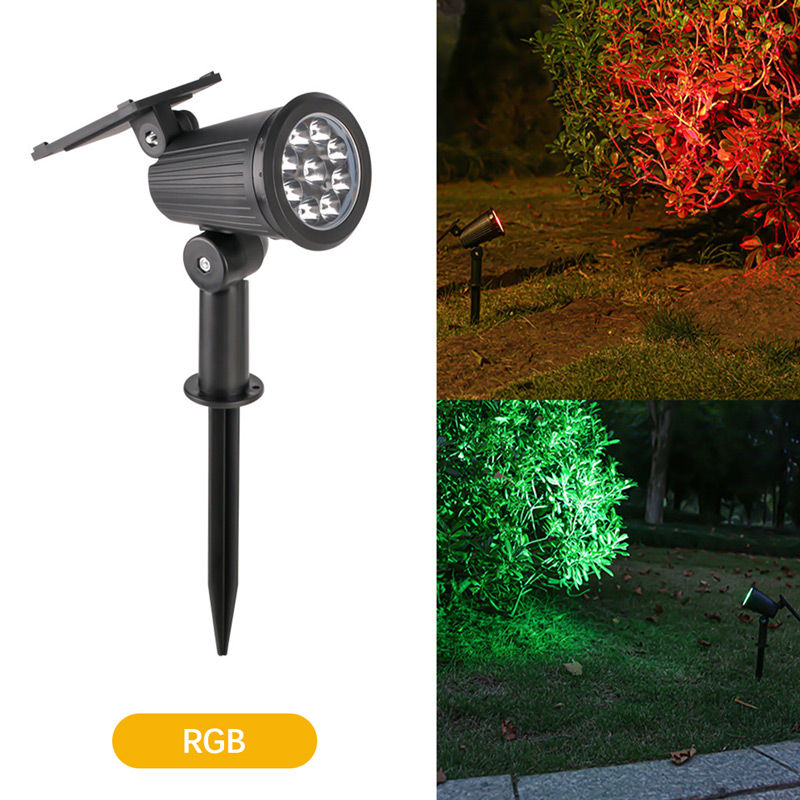 Thumbnail: 9 LEDs Solar Spotlights, Outdoor Waterproof, Spot Lights, Brightness Adjustable 