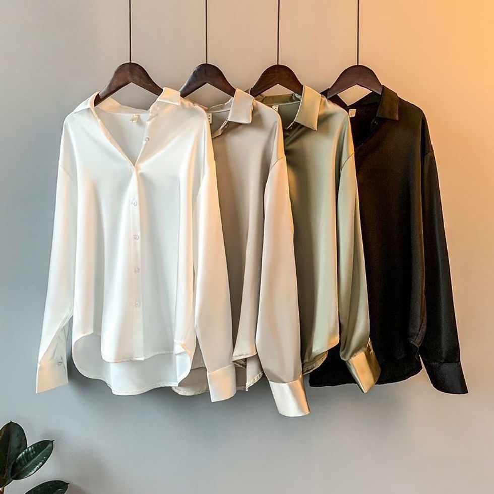 Thumbnail: Summer Shirts And Blouses Woman Casual Top Autumn Winter Korean Long Sleeve Butt