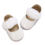 Thumbnail: Baby Shoes Girls' Newborn White Series Forefoot Shoes PU Leather Flat Bottom Sof