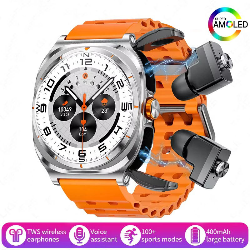 Thumbnail: 2025 New Smartwatch 2 In1 Headset Features Bt Call Health Detection, Ip67 Water 