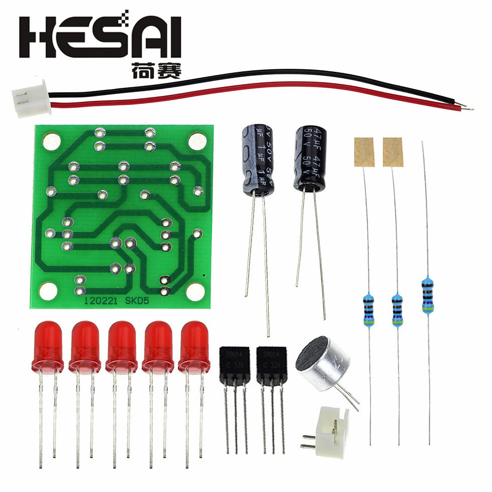 Electronic Funny Kits Voice Control LED Melody Light DIY Kits Production Suite S