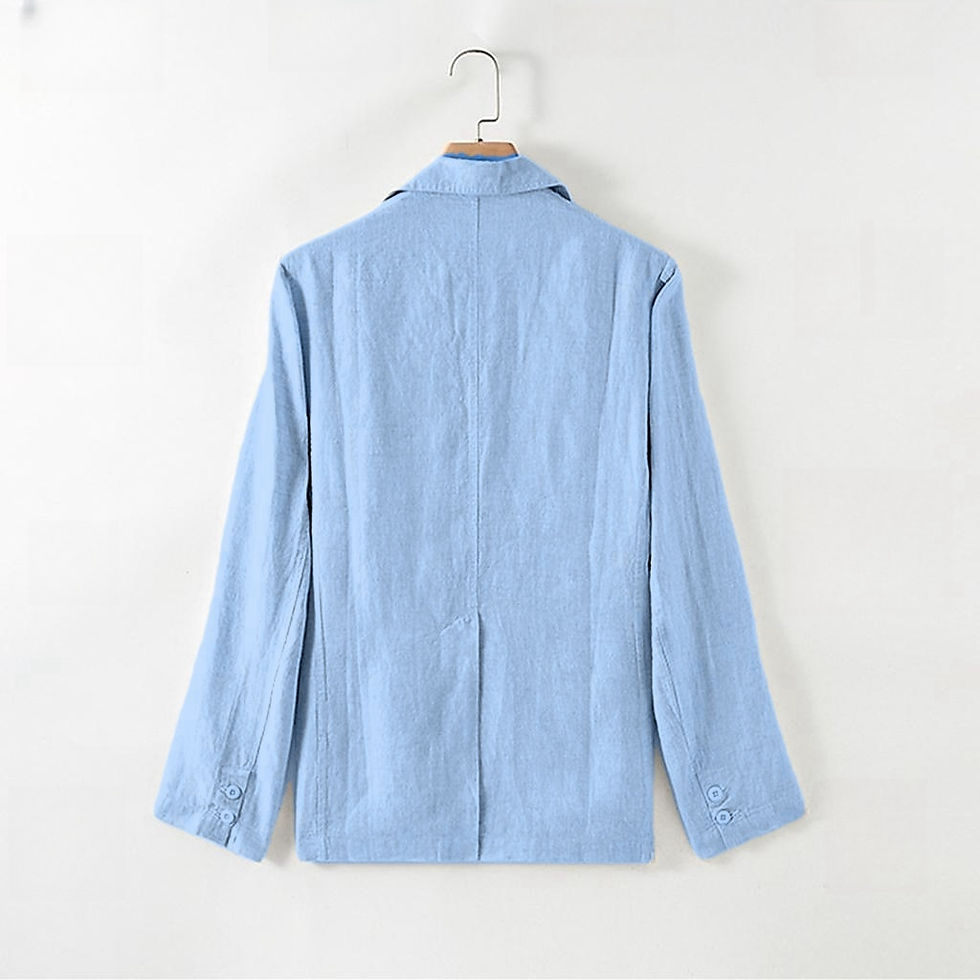 Thumbnail: 2024 Linen Men Italian Blazer Men Luxury Stylish Blazer Hombre Chaqueta Hombre W