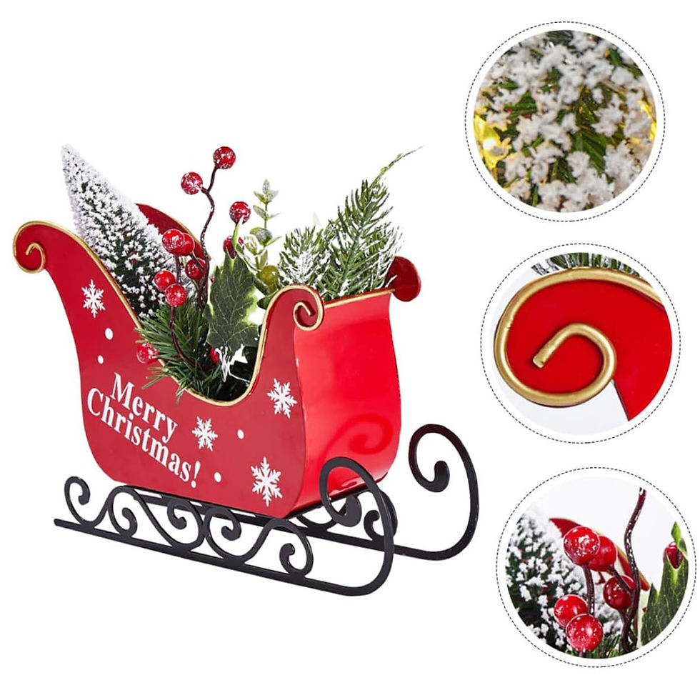 Christmas Table Decorations Christmas Sleigh Table Decor Christmas Table Decorat