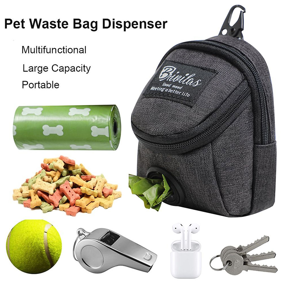 Thumbnail: Pet Dog treat pouch Portable Multifunction Dog training bag Outdoor Travel Dog P