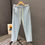 Thumbnail: Men's Casual Loose Straight Leg Jeans Thin Wear Resistant Spring Autumn Vintage 