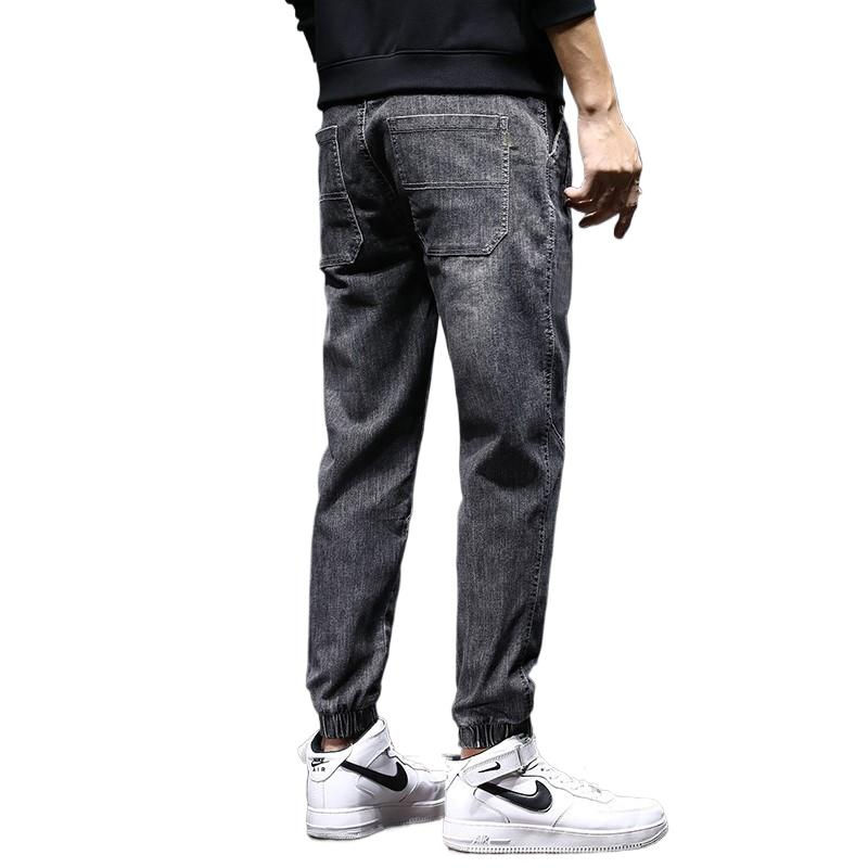 Thumbnail: 2024 Men Jeans mens fashion clothing Black Blue Cargo Jeans Men Streetwear Denim