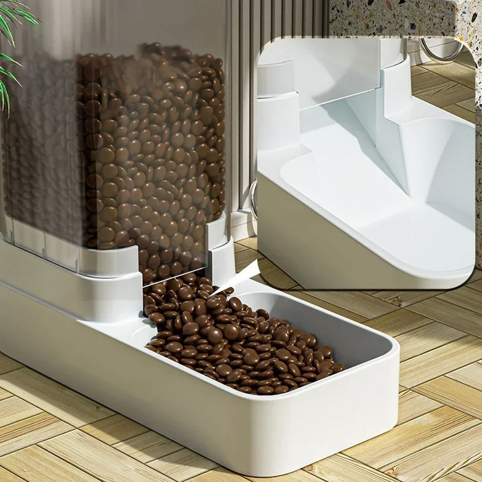 Thumbnail: Pet automatic feeder cat water dispenser dog bowl medium-sized dog feeding water