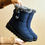 Thumbnail: Waterproof Winter Boots for Women 2025 New Faux Fur Long Plush Snow Boots Woman 
