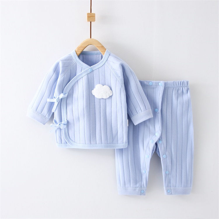 Thumbnail: Infant Baby Girls Boys Sets Cotton Newborn Long Sleeve Clothes Pants 2Pcs Set Sp