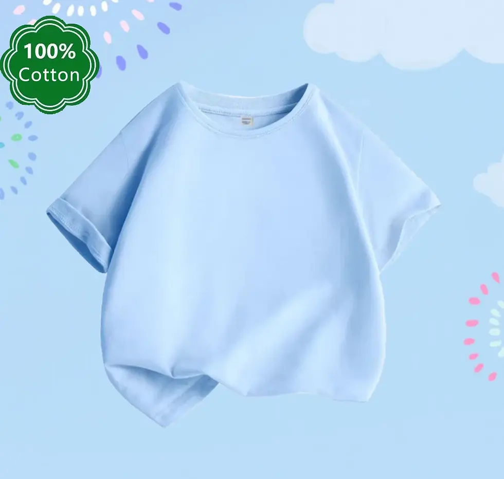 Thumbnail: Children's Cotton Short Sleeve White Red Black T-shirt Girls' Summer Baby Clothe