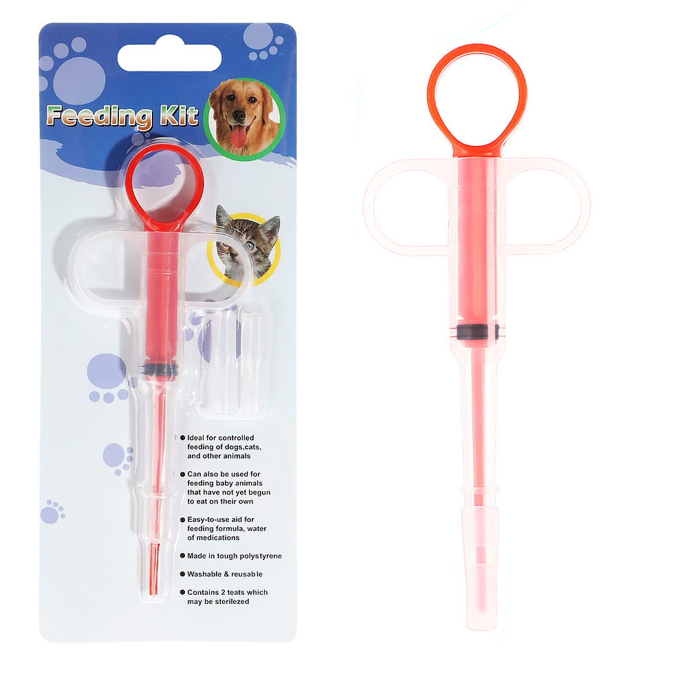 Thumbnail: Pet feeder, deworming products can be filled with tablets, universal pet syringe