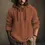 Thumbnail: 2025 New Cotton and Linen Shirt Hooded Sweater Long Sleeve Hooded Spring and Sum
