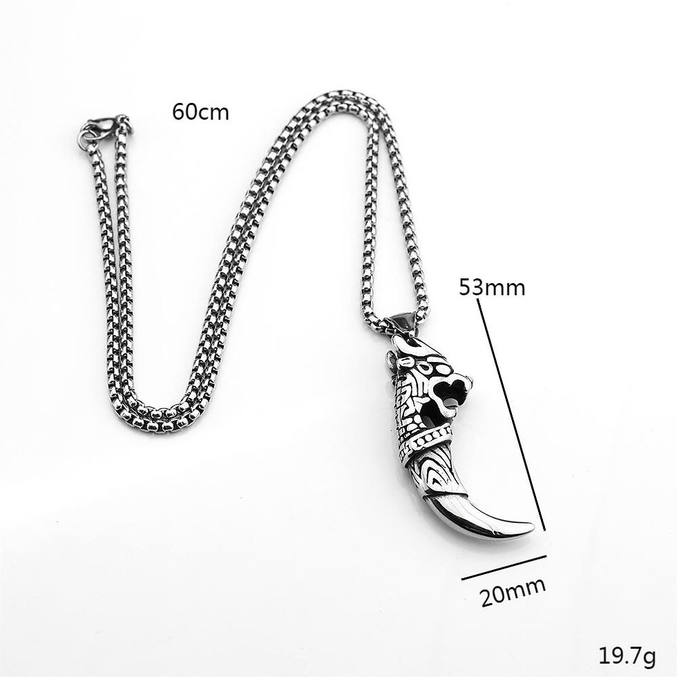 Thumbnail: European and American Men's Personality  Men's Accessories Versatile Titanium St