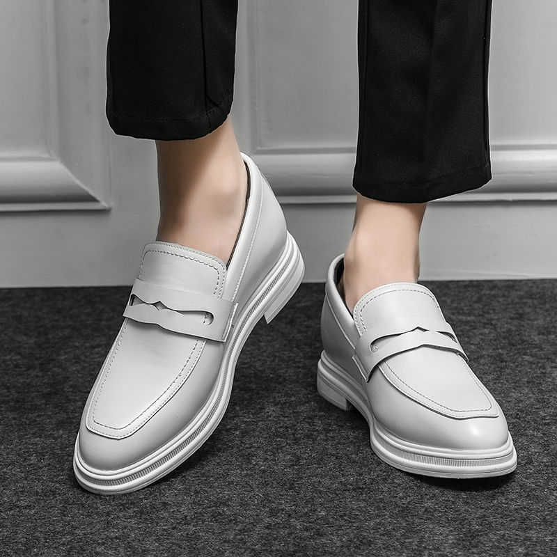 Thumbnail: Mens Casual Loafers Height Elevator Shoes For Men Luxury Dress Shoes Slip On Bus