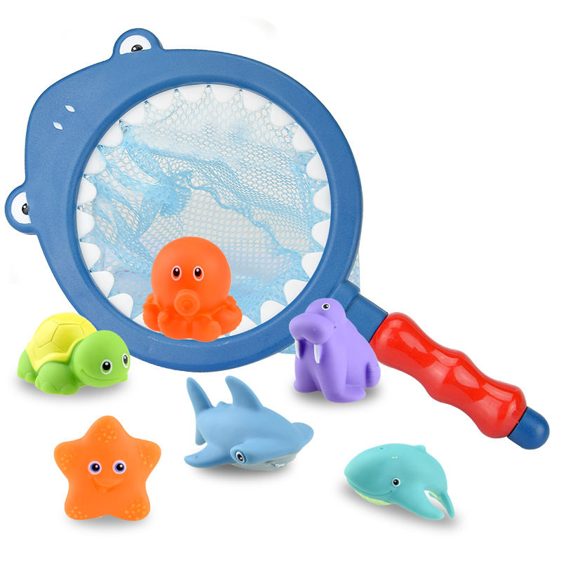 Baby Bath Toys Bathtub Colorful Toys Waterproof Bath Toys for Toddler Infant Boy