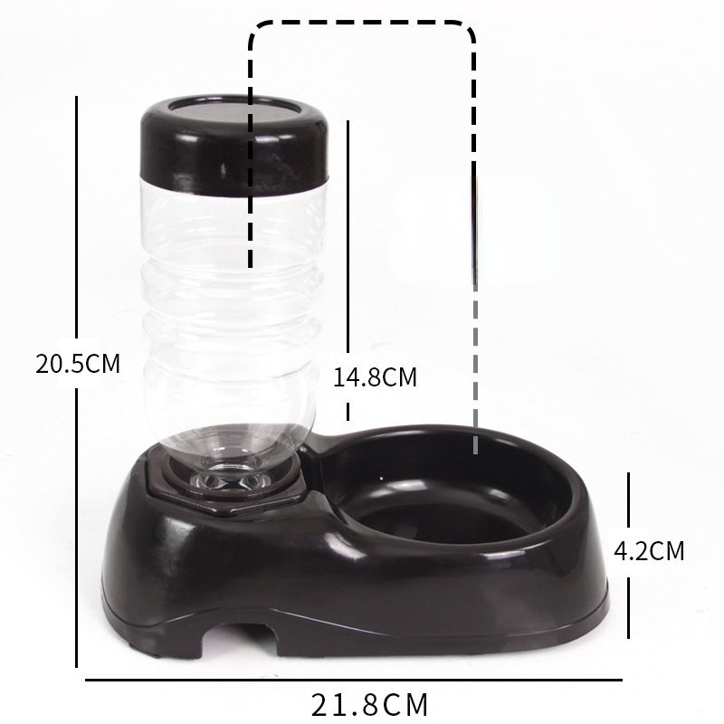 Thumbnail: Pet Automatic Pet Feeder Water Dispenser Bottles Water Bowl for Dogs Cat Dog Dri