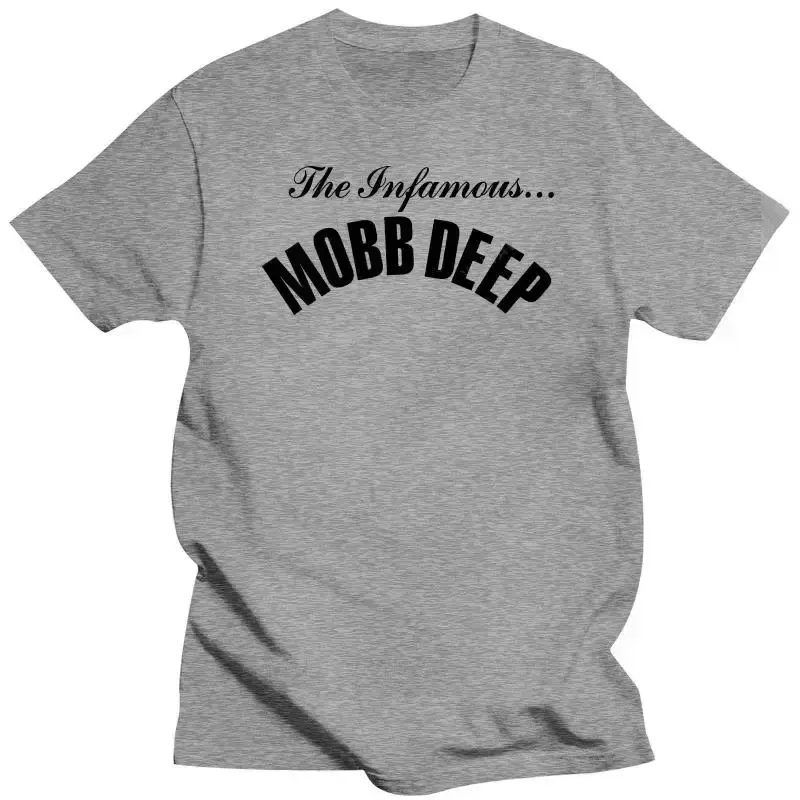 Thumbnail: Mens Brand Fashion T-shirt Summer T Shirts Mobb Deep Mens Infamous on Red T-shir