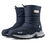 Thumbnail: Men's Winter Snow Boots Thiened Warm Fce Lined Zipper Closure Waterproof Non-sli