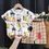Thumbnail: Cartoon Printed Clothing Pure Cotton Home Clothes 2 Piece Suits Toddler Fashion 
