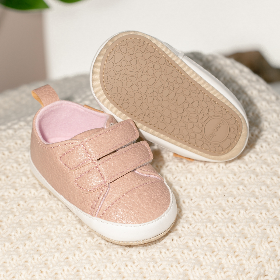Thumbnail: Newborn Baby Non-slip Toddler Shoes Boys Girls Baby Casual Foreign Fashion Baby 