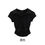 Thumbnail: Cotton Summer Sexy Women's T Shirt Skinny Slim Basic Solid Crop Top Short Sleeve