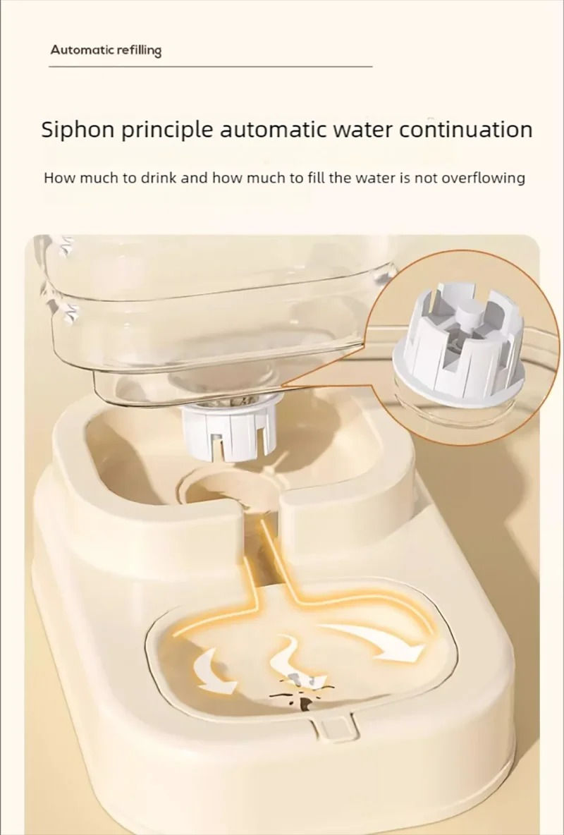 Thumbnail: Gravity Pet Feeder and Water Dispenser Set Automatic Dog Feeder and Dog Water Di