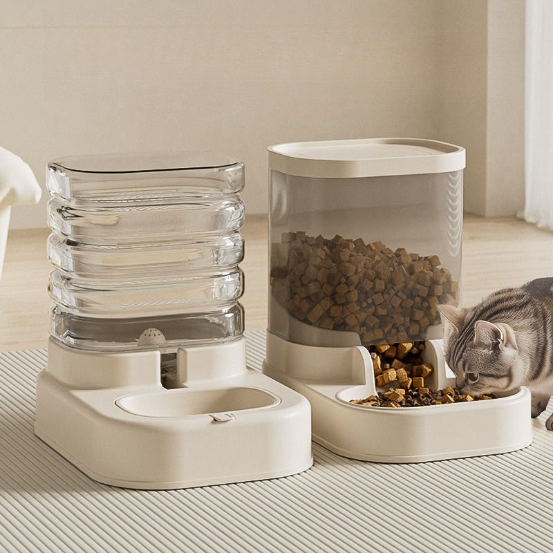 Thumbnail: Gravity Pet Feeder and Water Dispenser Set Automatic Dog Feeder and Dog Water Di