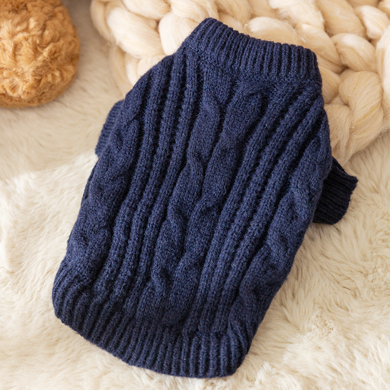 Thumbnail: Winter Dog Clothes Warm Pet Dog Sweaters Luxury Puppy Knit Pullovers Cute Cat Tu