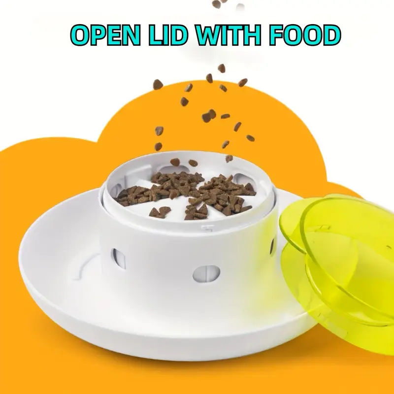 Thumbnail: Pet Interactive Food Dispenser Toy  Leak-Proof Plastic Feeder for Dog cat  Enhan