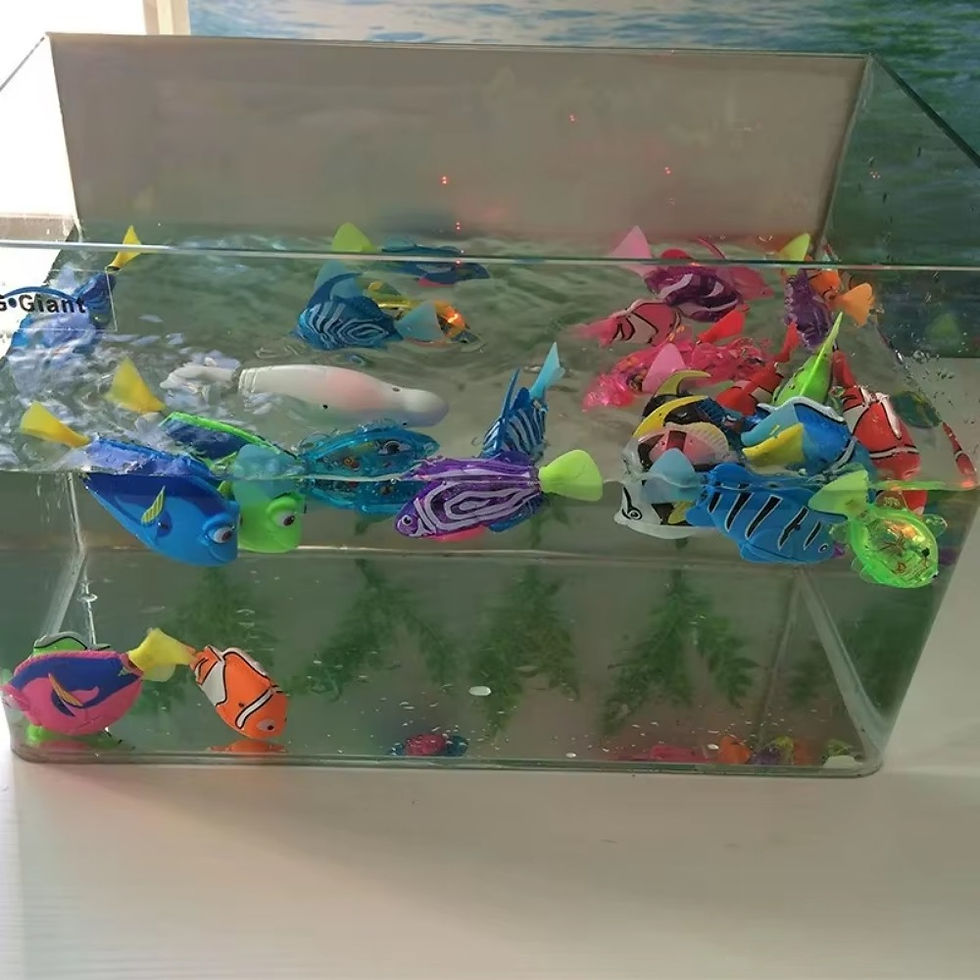 Thumbnail: Cat Toy LED Inductive Interactive Swimming Robot Fish Toys Glowing Electric Fish