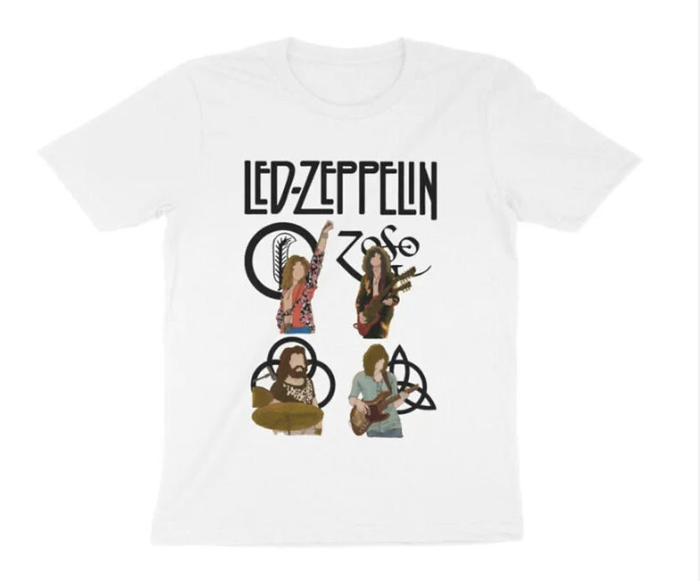 Thumbnail: music t-shirts-Led Zeppelin-Amazing Tees women man clothes Streetwear Hip Hop 20