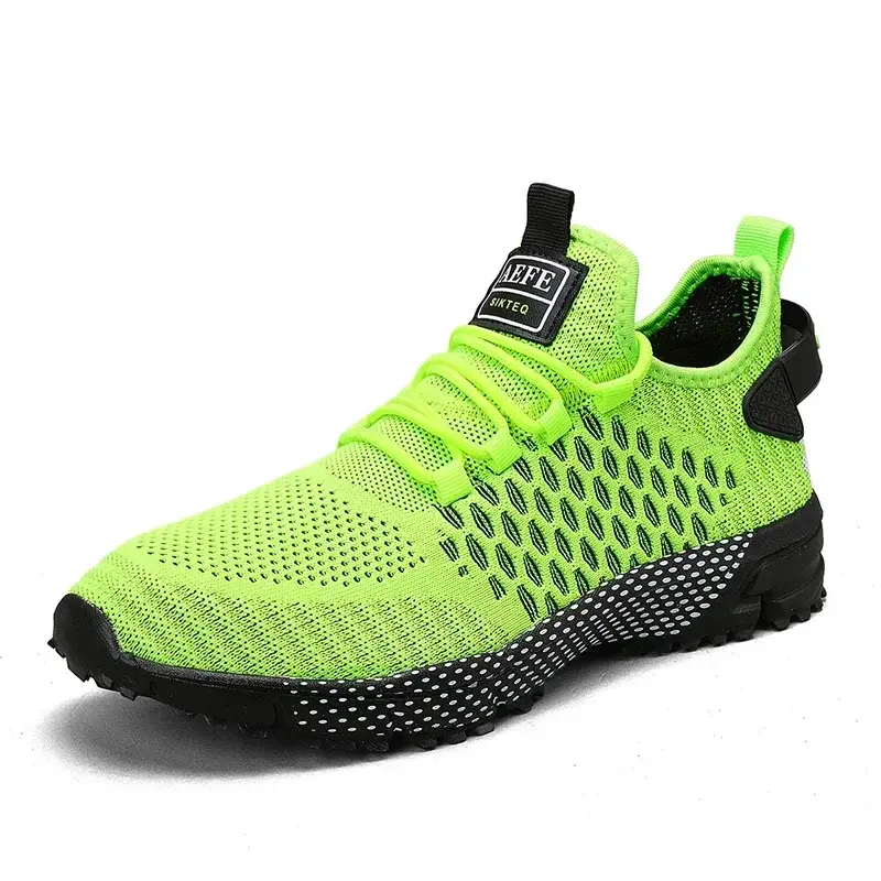 Thumbnail: Mens Running Shoes 2025 Mens Sneakers Shoes Mesh Breathable Outdoor Tennis Walki