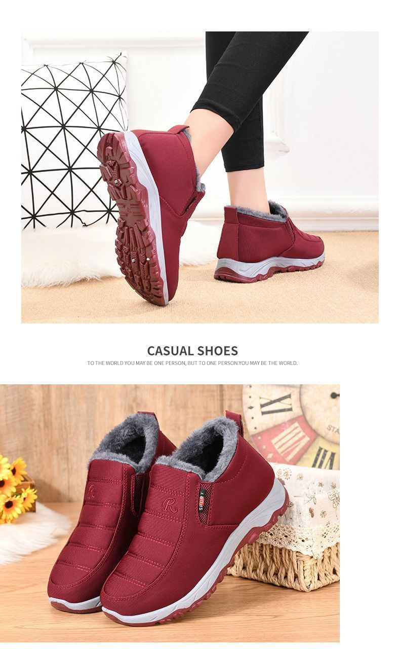 Thumbnail: ​Women's Shoes Autumn Winter Casual Cotton Chunky Sole Warm Anti-Slip Affordab