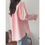 Thumbnail: Pure Cotton Solid Color Long Sleeve Shirt for Women Spring Autumn Casual Loose C