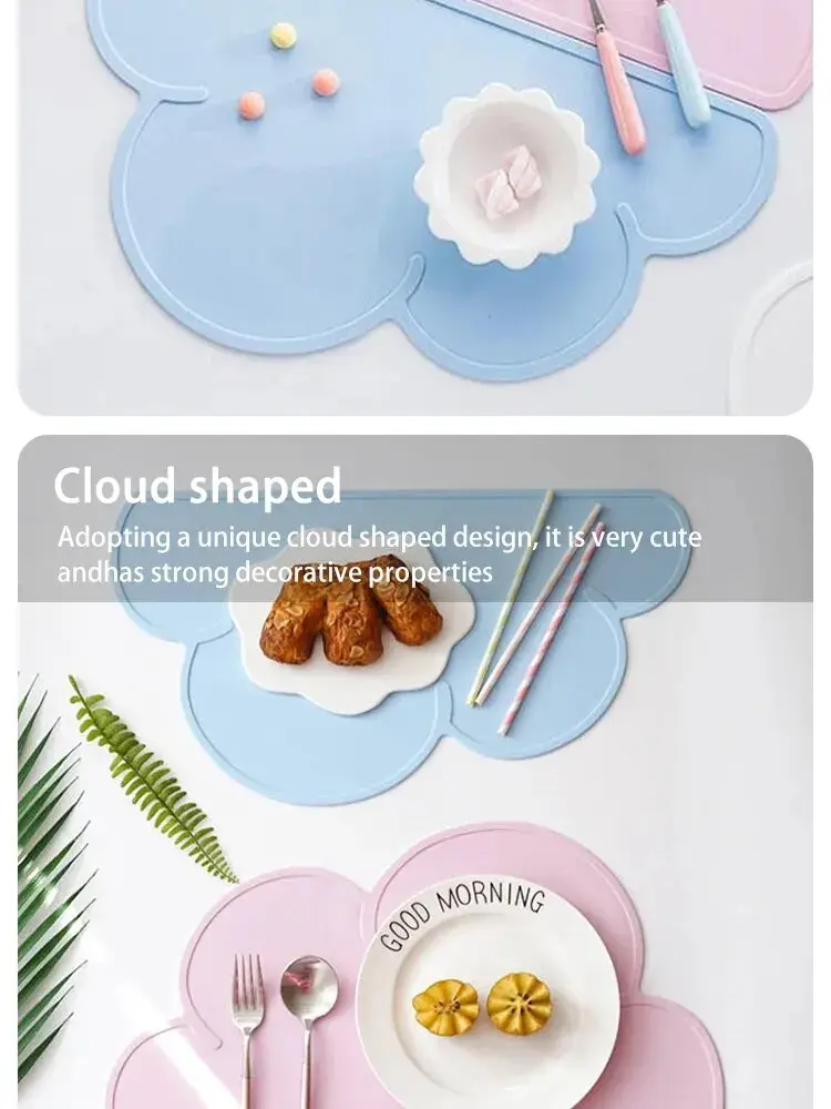 Thumbnail: Pet Feeding Mat for Cats and Dogs with Nonspill Nonslip Waterproof Leakage Food 