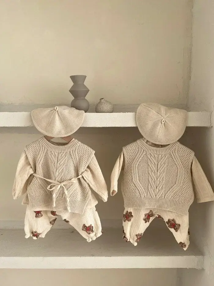 Thumbnail: Organic Cotton Baby Pants Newborn Toddlers Autumn Spring Summer Winter Cute Prin