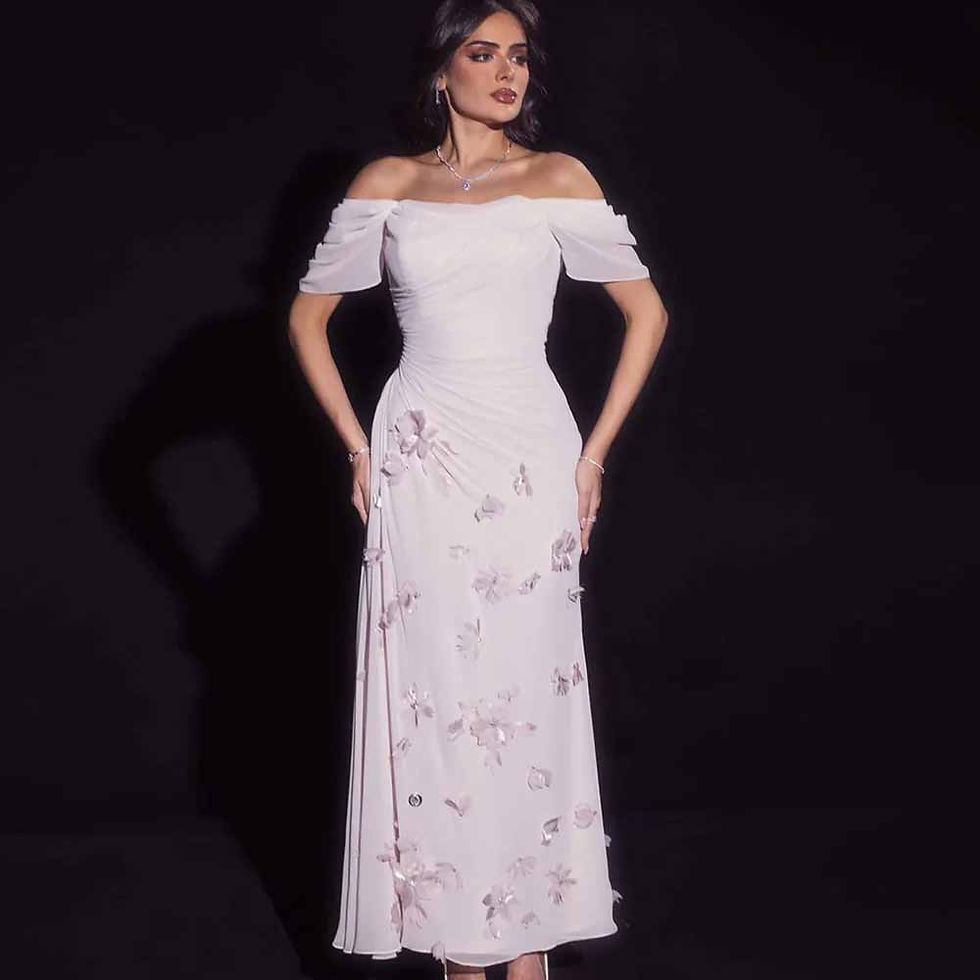 Thumbnail: Elegant Party Dresses Woman Jersey Sheath/Column Formal Evening Gown Lavender Of