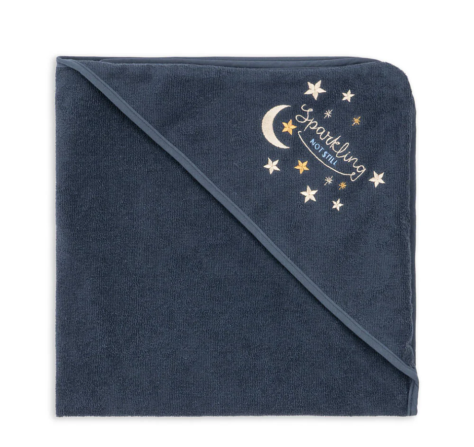 Thumbnail: Children Cotton Bathrobe 2025 KS New Girls Embroidery Bath Towel Cloak Boys Hood