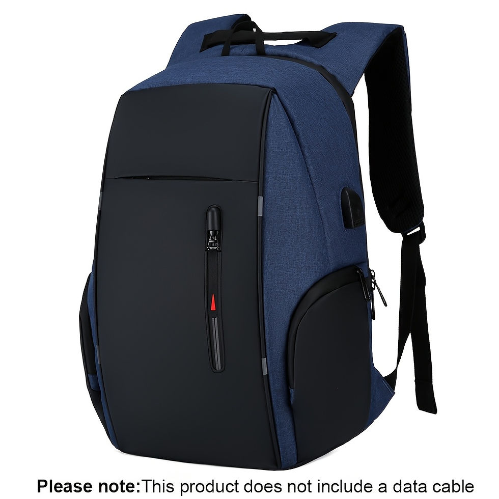 Thumbnail: Men's Anti-theft Laptop Backpack, Travel Large Capacity Business Bag Shoulder Ba