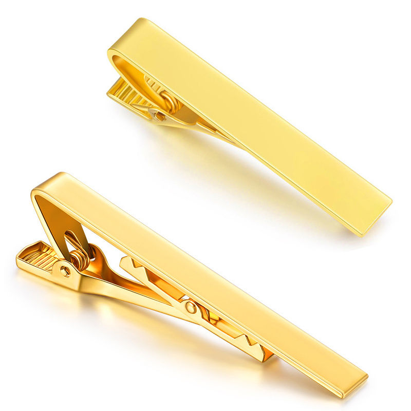 Thumbnail: 2 Pcs/set Metal Tie Clip Necktie Accessories Fashion Style for Men Daily Busines