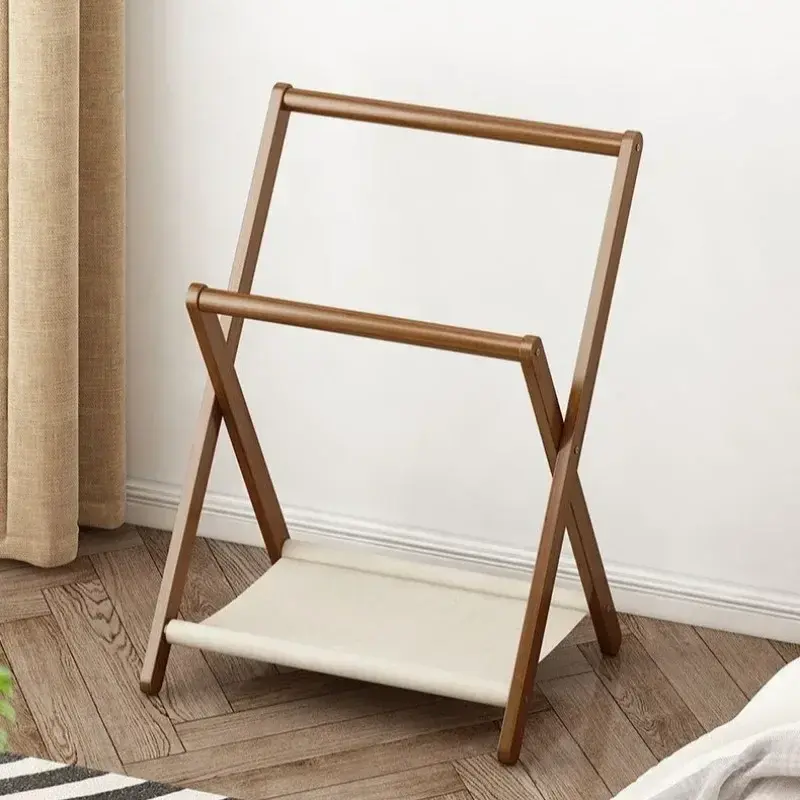 Thumbnail: Bamboo Coat Racks Simple Modern Standing Clothes Hanger Clothing Storage Organiz