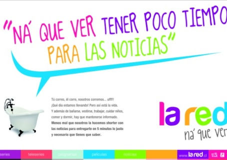 La Red. Na que ver el slogan.