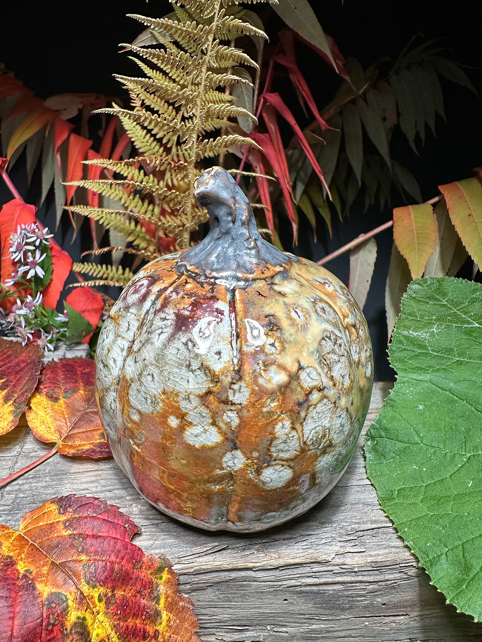 Thumbnail: Stoneware Pumpkin small