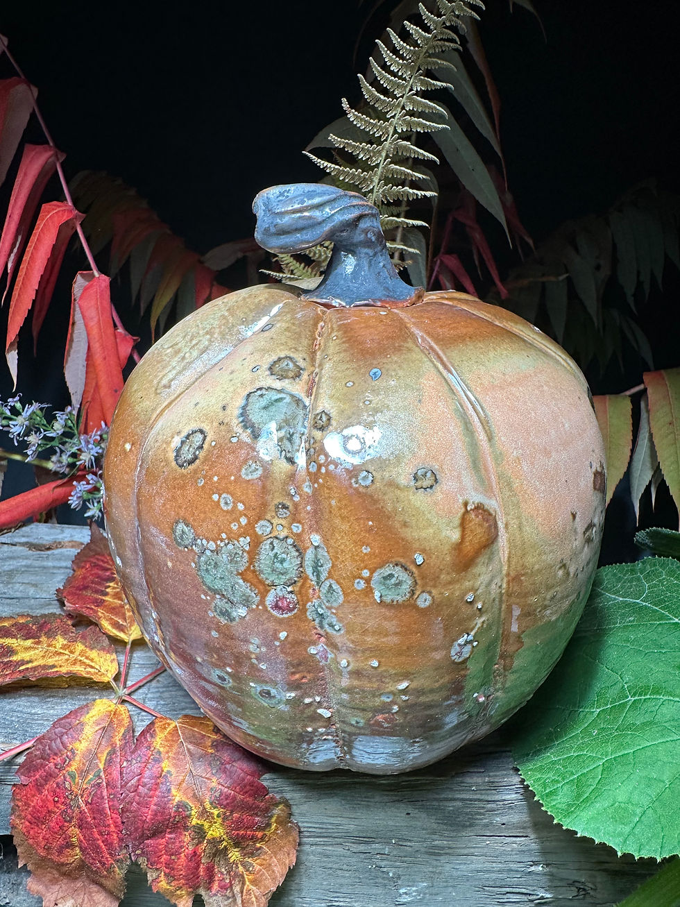 Thumbnail: Stoneware Pumpkin large