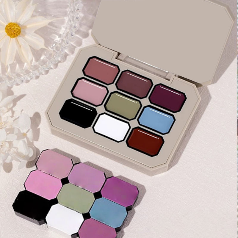 Thumbnail: 9-Color Solid Gradient High-Saturation Blush Nail Polish, French Manicure Gel, S