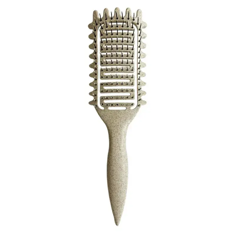 Thumbnail: Curl Define Styling Brush Hollow Out Detangling Hair Brush Tangled Wet Curly Hai