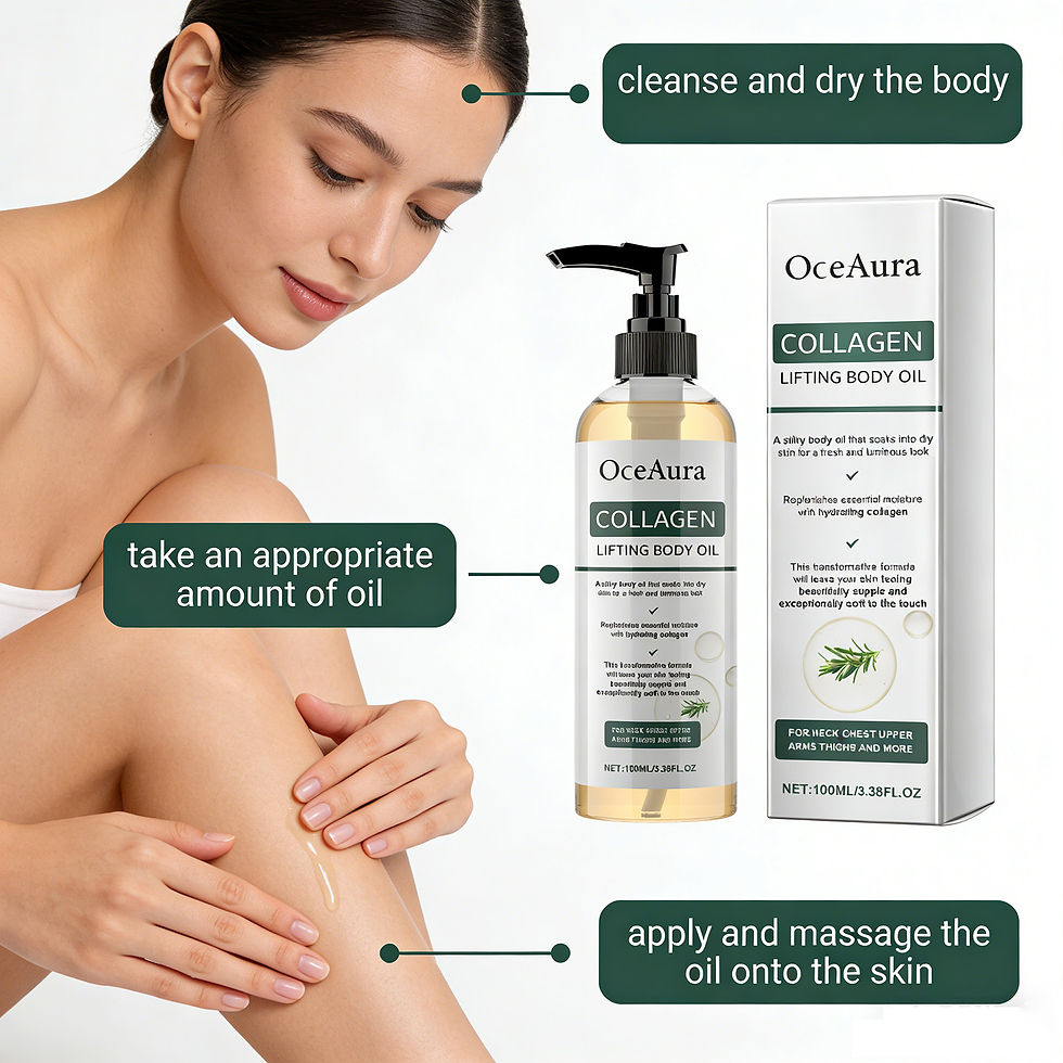 Thumbnail: Collagen Body Oil Tighten Skin Lifting Increase Body Elasticity Massage Repair M